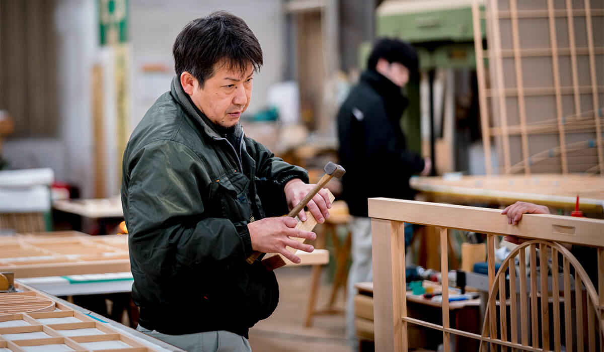 伝統建具製造イメージ2